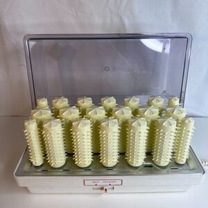 Vintage Clairol Kindness 3-Way Hairsetter Steam Curlers Model K-420 S WORKS